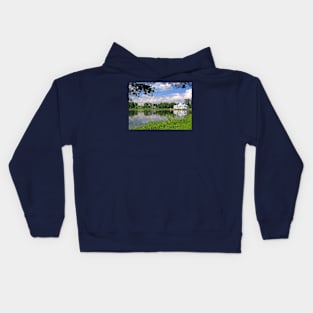 Park, Pond and Grotto. Kids Hoodie